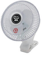 Gorilla Clip Fan 15W, kétsebességes csíptetős ventilátor, 15 cm