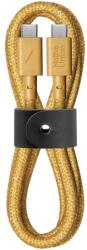 Native Union Cablu date/încărcare Native Union Belt USB-C la USB-C, 1.2m, integrata, kraft, Universal (BELT-C-KFT-2-NP)