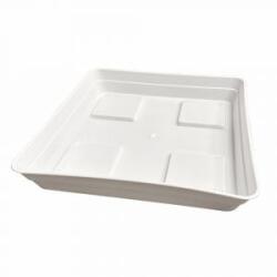 Growmarket Virágcserép-alátét 27x27 cm, 11 l és 20 l cserepekhez Barva: Bílá