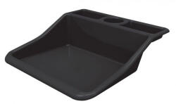 Garland Tidy Tray Compact műanyag tálca polccal 49x50x15 cm Barva: Černá