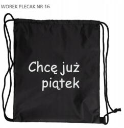 Pajacyk Hátizsák táska fekete Már péntek van (5901691943797)