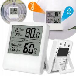  Pontos vezeték nélküli szobatermometer, páratartalom mérő a komfort javításához (Temperature White)
