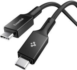 Spigen Cablu SPIGEN Essential USB-C la USB-C, 240W, 150cm, Universal - Negru (8800283315554-ACA10423) - pcone