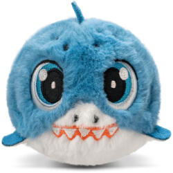 Tomson Toys Bouncibles pattogó plüss labda - Chompy, a kék cápa (BB5007)