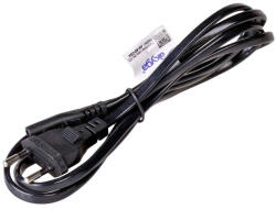 Akyga cablu de alimentare [1x IEC C7 priză - 1x Euro ștecher] 0.50 m neagră
