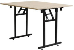 BB Bútor Téglalap alakú összecsukható bankettasztal, T vázzal 120×90 cm - Sonoma tölgy (0200-BB-KO-_0076-BB)