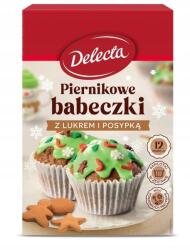 Delecta Mézeskalács muffin zöld mázzal és szórócukorral 360g Outlet