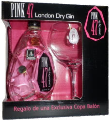 PINK 47 Gin 47% 0, 7L pdd. + pohár