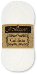 Scheepjes Cahlista 106 Snow White - hófehér pamut fonal