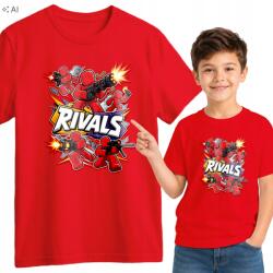  Gyerek Póló Piros Roblox Rivals Játék 3XS 92 cm