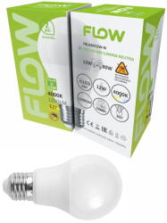 FLOW Bec LED A60 12W, E27, 4000K - Lumină neutră FLOW FBLA6012W-N (17063) - vexio