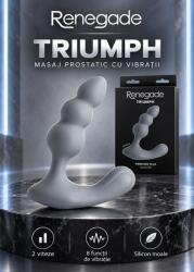 NS Novelties Vibrator prostata Renegade Triumph, silicon, 8 functii