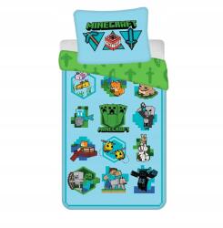 Jerry Fabrics Ágyneműhuzat 140x200 Minecraft Lets Play párnahuzat 70x90 (8592753036853)