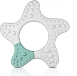 REER Inel de dentitie Star pentru bebelusi, din silicon, pentru masaj si calmare, 3+ luni, Reer 79233
