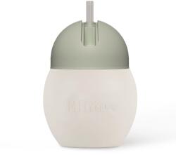 Elhée Cana din silicon cu pai - 240 ml - Sand / Sage - Elhée
