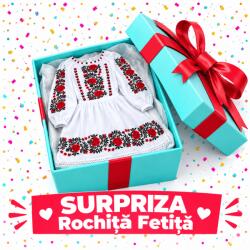 Ie traditionala Produs Surpriza Rochita Fetita