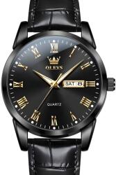 OLEVS Ceas bărbătesc OLEVS VT-41427 - Negru / Auriu KP41427 Ceas