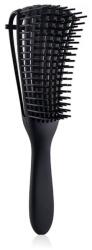 Flippy Perie Flexibila, Flippy, pentru Descurcat Par Cret Umed si Uscat, 8 Brate Mobile, din TPE, 24.5 x 4.5 x 2 cm, Negru