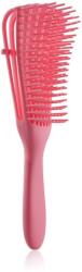 Flippy Perie Flexibila, Flippy, pentru Descurcat Par Cret Umed si Uscat, 8 Brate Mobile, din TPE, 24.5 x 4.5 x 2 cm, Roz