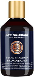 Raw Naturals szakállsampon és kondicionáló, 250 ml