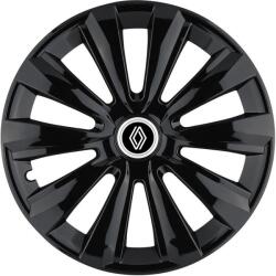 AutoHelix MSA Set 4 Capace Roti Autohelix MSA® potrivite jantelor de 15 inch, pentru Renault Nou model Delta Black (18969)