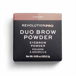 Makeup Revolution PRO Vegán Szemöldökpúder Auburn 2, 2 g