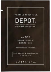 Depot 500 Beard & Mustache No. 505 Szakállolaj, Vanília, E-vitamin, 5 ml