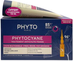 PHYTO Phytocyane szett: szérum és sampon hajhullás ellen