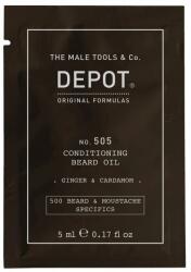 Depot 500 Beard & Mustache No. 505 Szakállolaj, Gyömbér és kardamom, 5 ml