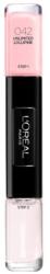 L'Oréal L'Oreal Paris Infallible 2-in-1 körömlakk, 042 Unlimited Lollpink, 2x5 ml