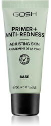 Gosh Primer+ Anti-Redness folyékony primer, 30 ml