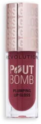 Revolution Beauty Pout Bomb dúsító szájfény, Rosewood Rose, 4.6 ml