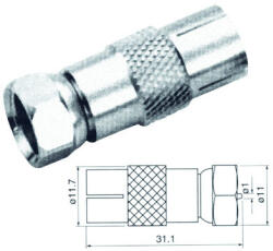  ADAPTOR MUFA TV MAMA - F TATA CUPRU (ZLA0603)