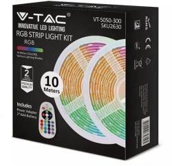  KIT BANDA LED SMD5050 30LED/M RGB IP20 10M (SKU-2630)