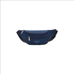 IGGY BORSETA Iggy, polyester, 1 bretea, 1 compartiment principal, 1 compartiment frontal, 38x16x6.5cm, albastru "IGFP-BELT-BL (IGFP-BELT-BL) Geanta voiaj