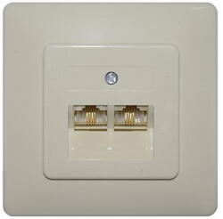  PRIZA UTP 8P4C DUBLA (01-7110)