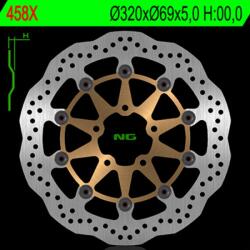 NG Brake Disc NG BRAKES Petal Lebegő - 458X NG Brake Disc Fékrendszer és alkatrészei Fékbetétek, fékpofák és féktárcsák Féktárcsák
