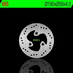 NG Brake Disc NG BRAKES Fix Féknyereg - 665 NG Brake Disc Fékrendszer és alkatrészei Fékbetétek, fékpofák és féktárcsák Féktárcsák