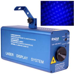 Ibiza Light LASER FIREFLY 200MW ALBASTRU CU DMX (LAS200B-MULTI) - vexio