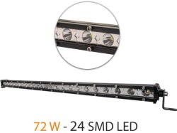 Carguard Bară Led Auto Off Road - 72W - 24 SMD LED (CLL007)