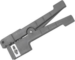 LogiLink CLESTE dezizolare cablu, LOGILINK, functii: dezizolare cablu, fibra optica, coaxial, si Cu pana la 3.2mm, maner antialunecare, 3x lame drepte, 1x lama rotunda, gri, "WZ0063 (WZ0063)