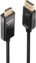 Lindy Cablu Lindy 2m DisplayPort la HDMI HDR (LY-40926)