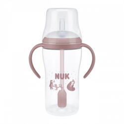 Nuk Perfect Match training baby bottle with straw BEAR 260 ml (59211-NUK-10216321)