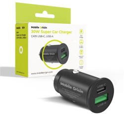 Mobile Origin Încărcător Mobile Origin auto CA19 Super Car, 30W, USB-C + USB-A, Universal (MO-30WSCCH-CA19) - vexio