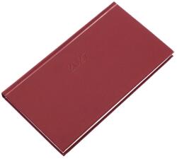 REALSYSTEM Zsebnaptár REALSYSTEM Standard fekvő fehér lapos bordó 2027 5711-09 (5711-09)