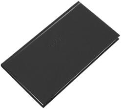 REALSYSTEM Zsebnaptár REALSYSTEM Standard fekvő fehér lapos fekete 2027 5711-01 (5711-01)