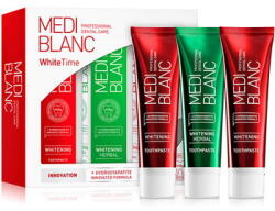 MEDIBLANC Whitetime Toothpaste Set - Sada bělicích past na zuby (8053689496659)