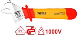 TOTAL Villanyszerelő állítható villáskulcs, 250 mm, industrial TOTAL (THIADW101)