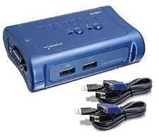 TRENDnet Switch Kit KVM TK-207K 2Porturi, USB (TK-207K)