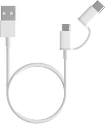 Xiaomi Cablu Date 2 in 1 Micro USB si Type C 30cm (QM_168816)